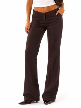 Kenneth Cole Vintage Low Rise Y2K Brown Dress Pants